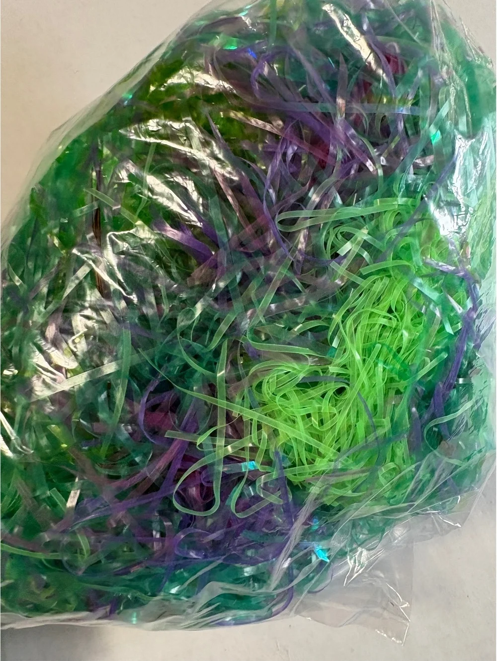Two bags of Easter grass